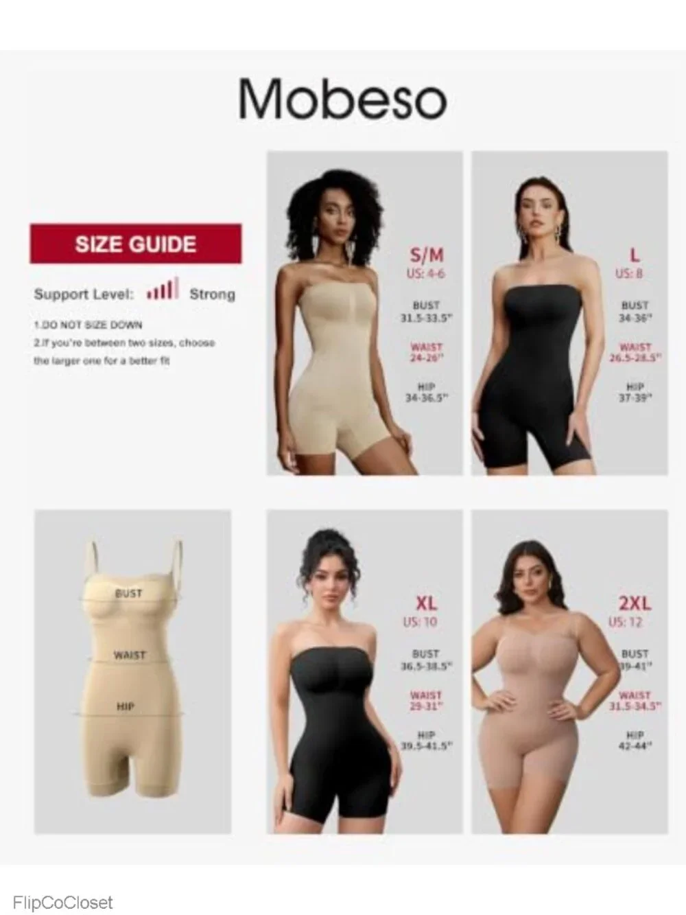 Strapless Shapewear Bodysuit Tummy Control Seamless Body Shaper Removable Straps_5